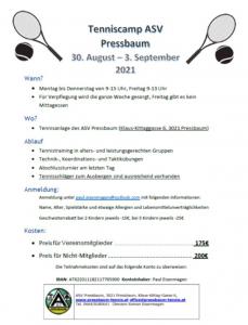 Kindercamp August 2021